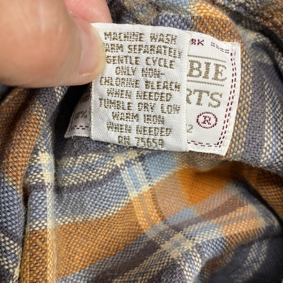 Vintage Abercrombie & Fitch Hook & Loop Short Sleeve Button Down Shirt Large - Picture 5 of 6